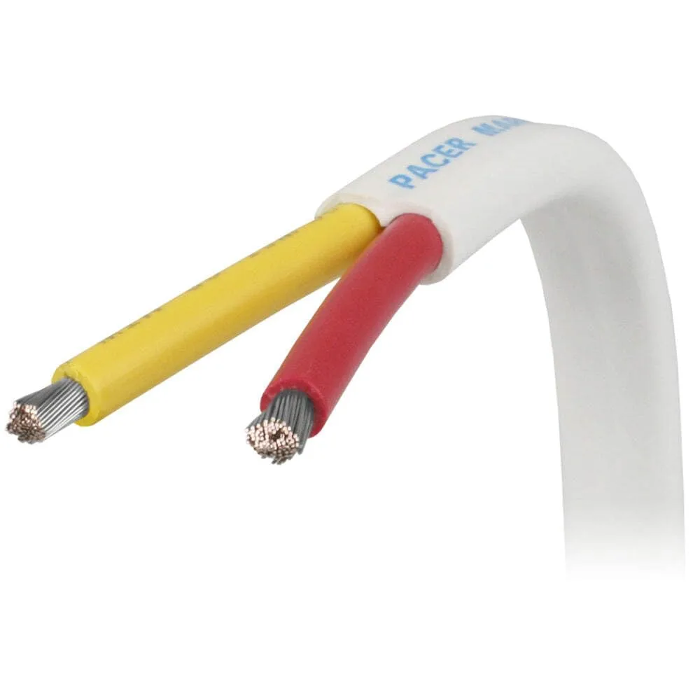 Pacer 16/2 AWG Safety Duplex Cable - Flat Cable - Red/Yellow - 500'