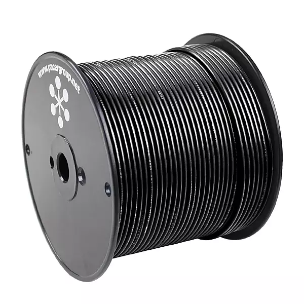Pacer Black 18 AWG Primary Wire - 500' [WUL18BK-500]