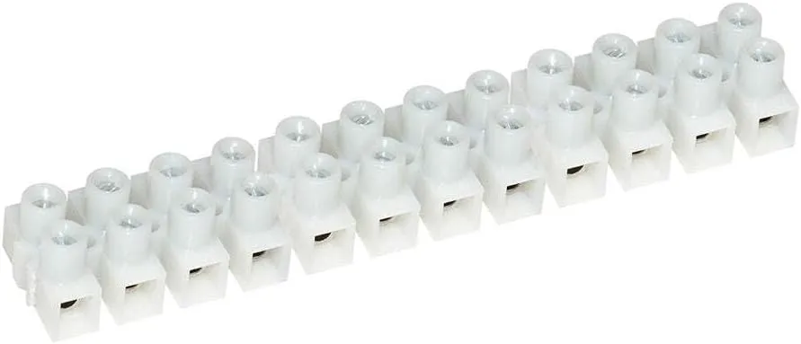 Pacer 15A Euro Style Terminal Block - 12 Gang - 5 Pack