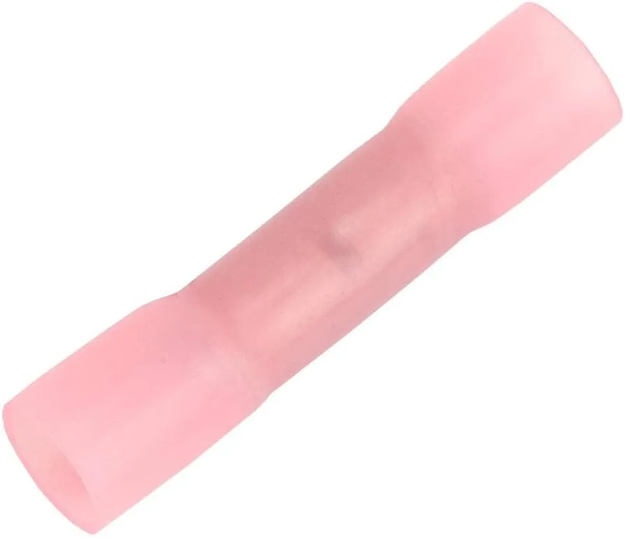 Pacer #8 AWG Heat Shrink Butt Connector - 25 Pack