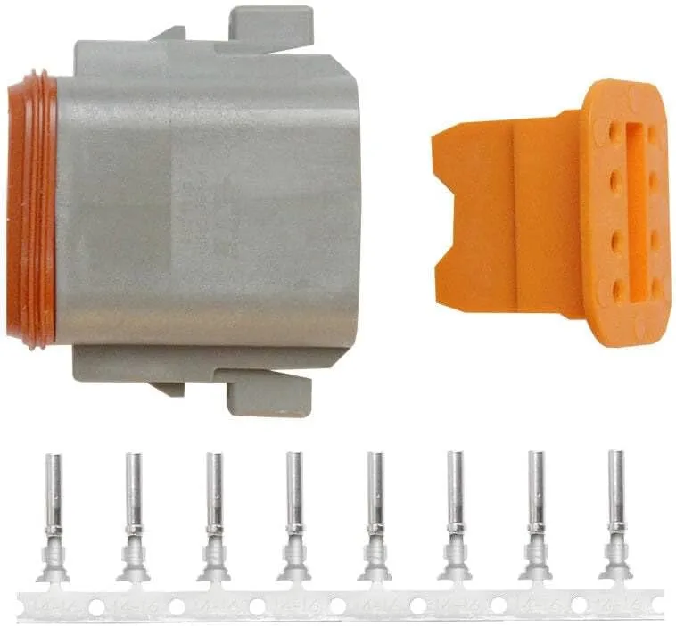 Pacer DT Deutsch Plug Repair Kit - 14-18 AWG (8 Position)
