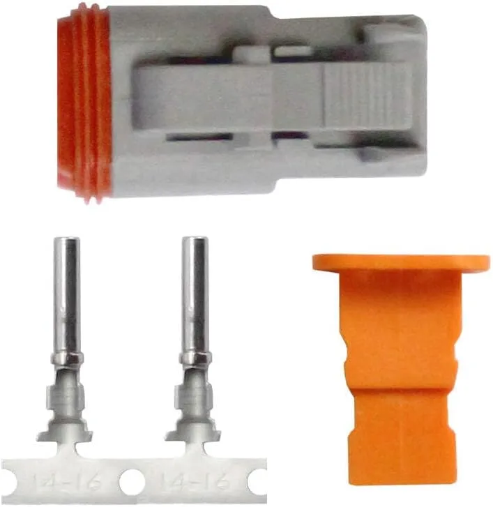 Pacer DT Deutsch Plug Repair Kit - 14-18 AWG (2 Position)