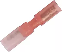 Pacer 22-18 AWG Heat Shrink Female Bullet Terminal - 100 Pack