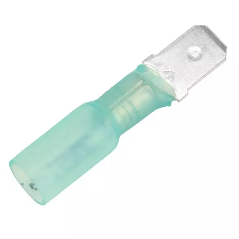 Pacer 16-14 AWG Heat Shrink Male Disconnect - 100 Pack