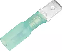 Pacer 16-14 AWG Heat Shrink Male Disconnect - 25 Pack