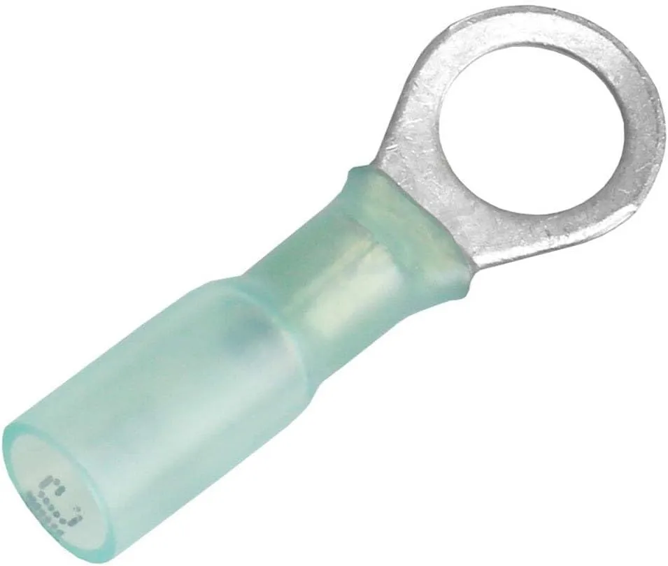 Pacer 16-14 AWG Heat Shrink Ring Terminal - 5/16" Stud Size - 25 Pack