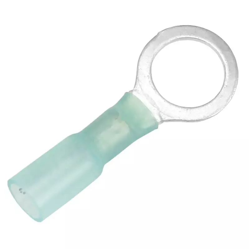 Pacer 16-14 AWG Heat Shrink Ring Terminal - 3/8" Stud Size - 100 Pack