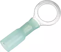Pacer 16-14 AWG Heat Shrink Ring Terminal - 3/8" Stud Size - 100 Pack