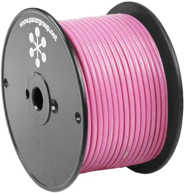 Pacer Pink 16 AWG Primary Wire - 100'