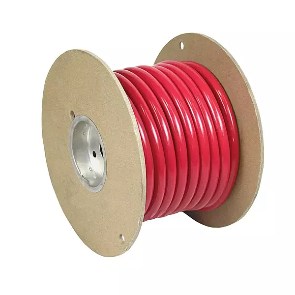 Pacer Red 4 AWG Battery Cable - 250'