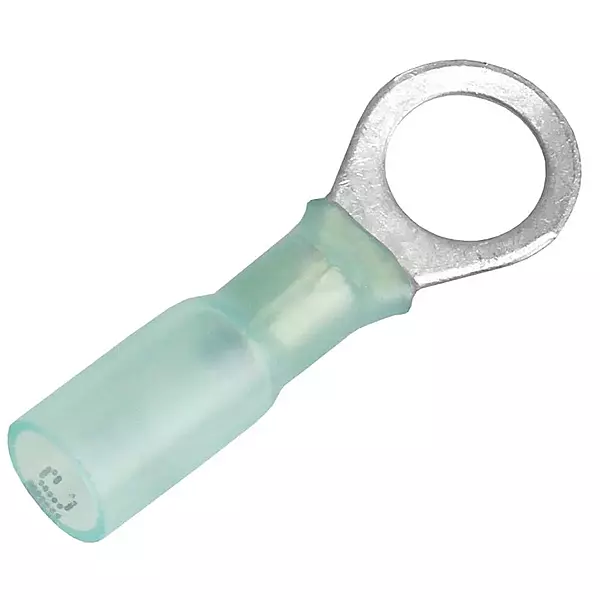Pacer 16-14 AWG Heat Shrink Ring Terminal - 5/16" Stud Size - 100 Pack