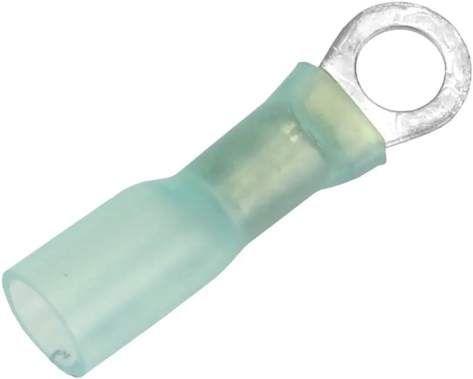 Pacer 16-14 AWG Heat Shrink Ring Terminal - #10 Stud Size - 3 Pack