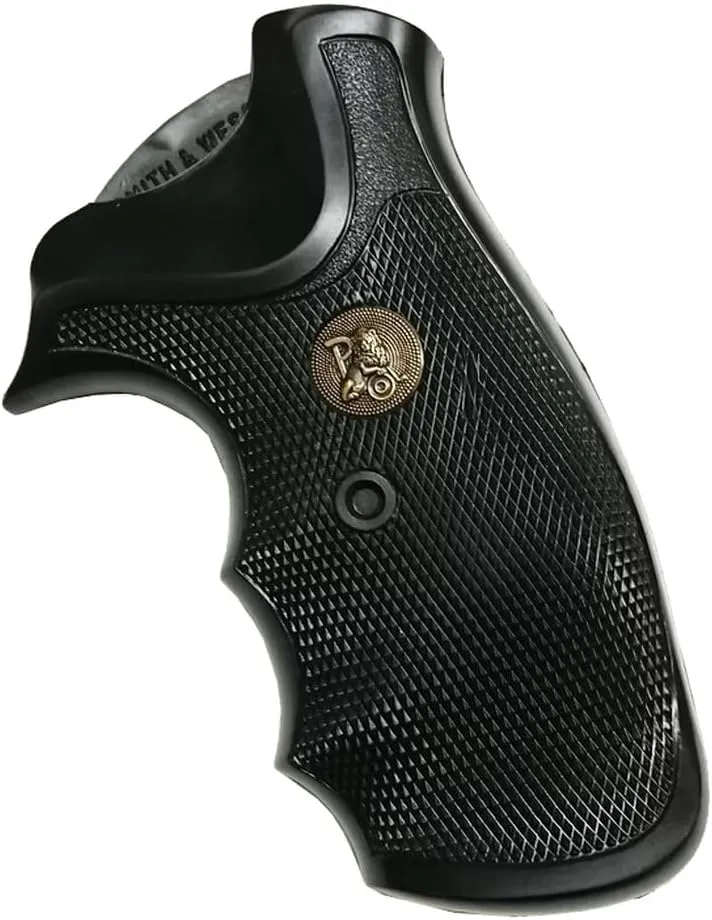 Pachmayr 03249 Gripper Grips, S&W J Frame Round Butt,Black