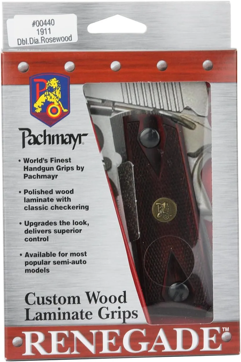 Pachmayr Renegade Wood Laminate 1911 Pistol Grips