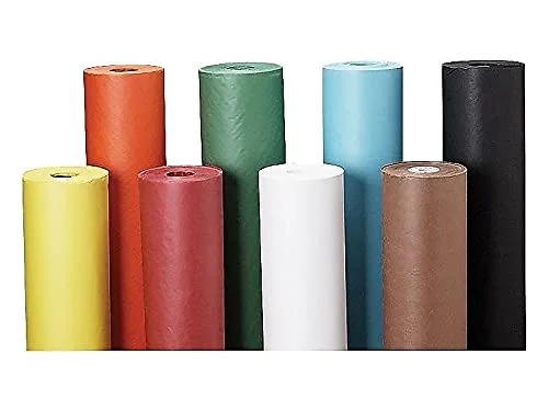 Pacon 63300 Rainbow Duo-Finish Colored Kraft Paper, 35 lbs., 36-Inch x 1000 ft, Black