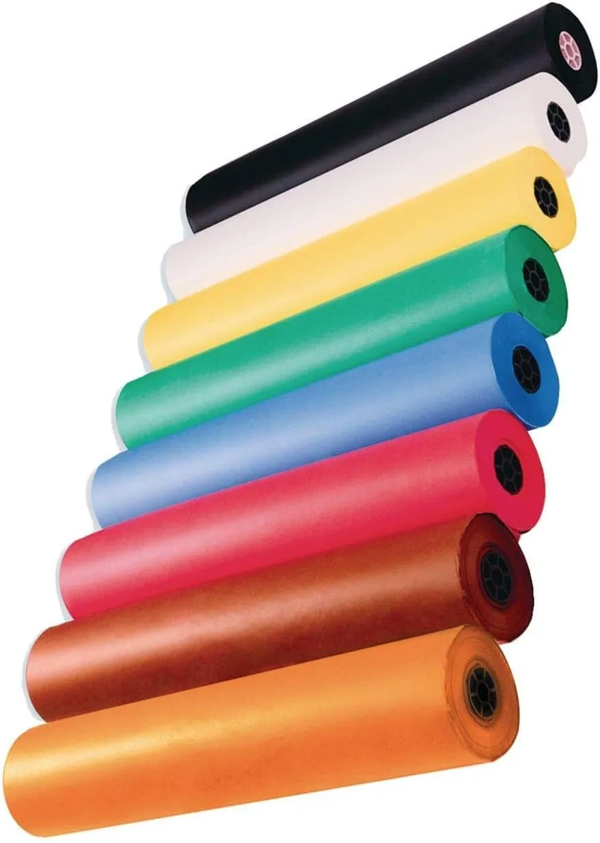 Decorol Flame-Retardant Art Roll, 36in x 1000ft, Dark Brown