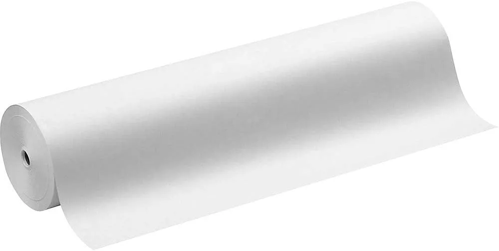 Pacon White Kraft Lightweight Paper Roll, 3-Feet by 1,000-Feet (5636)