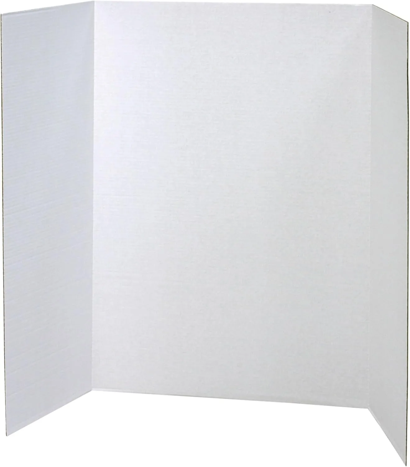 Pacon Tri-Fold Presentation Boards, 48 x 36 in, White, Carton of 4