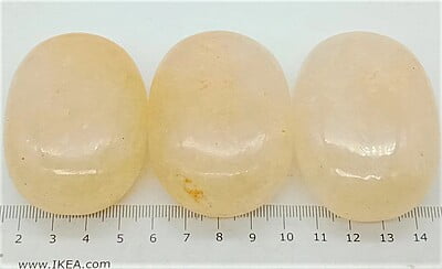 Gold Quartz Palmstones (India)