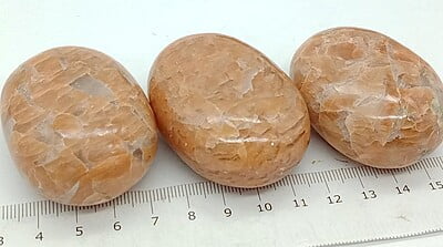 Peach Moonstone Palmstones (India)