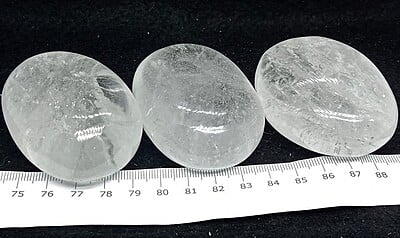 Clear Quartz Palmstones (India)