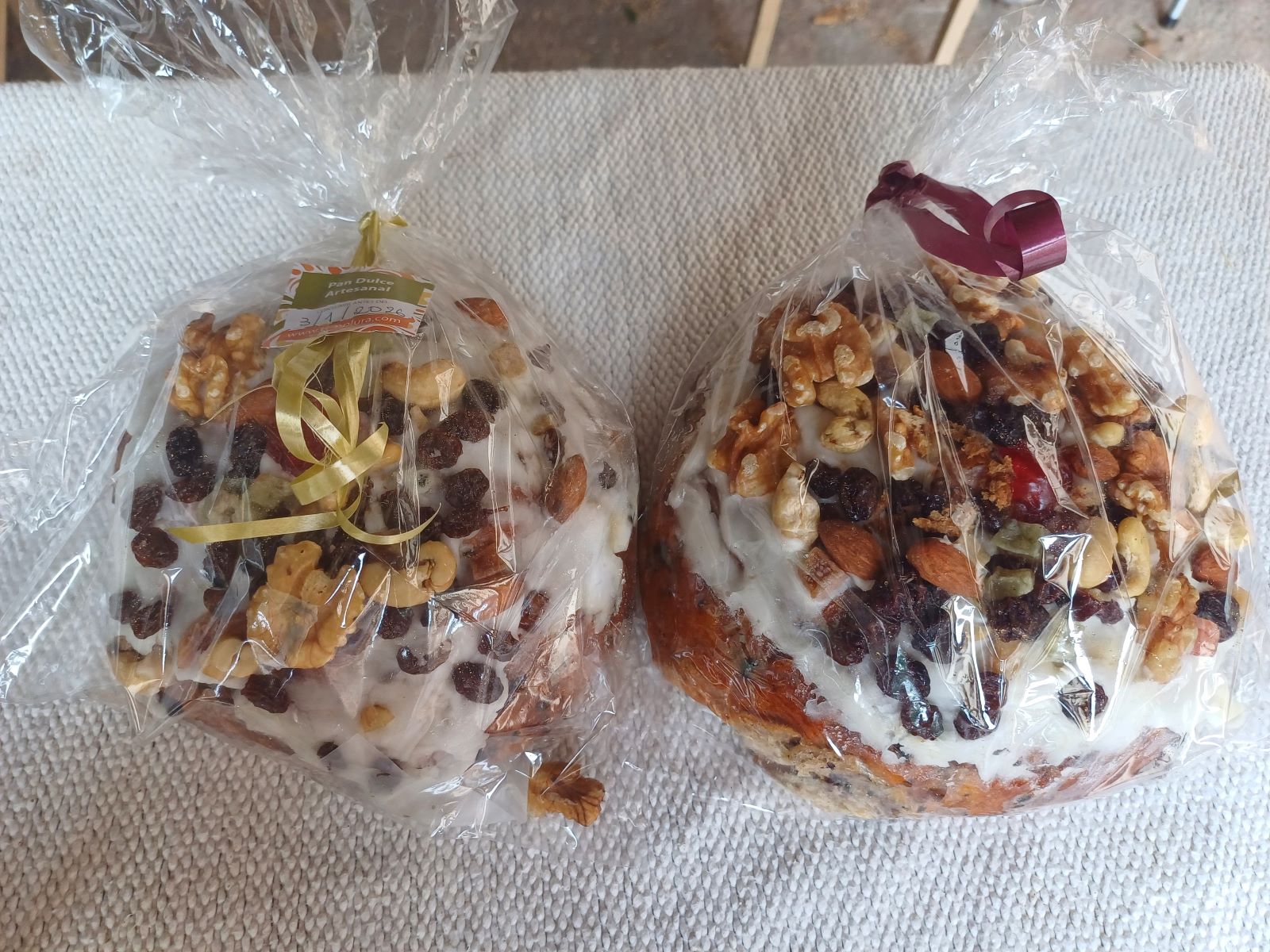 Panettone artesanal estilo tradicional - 500 grs.