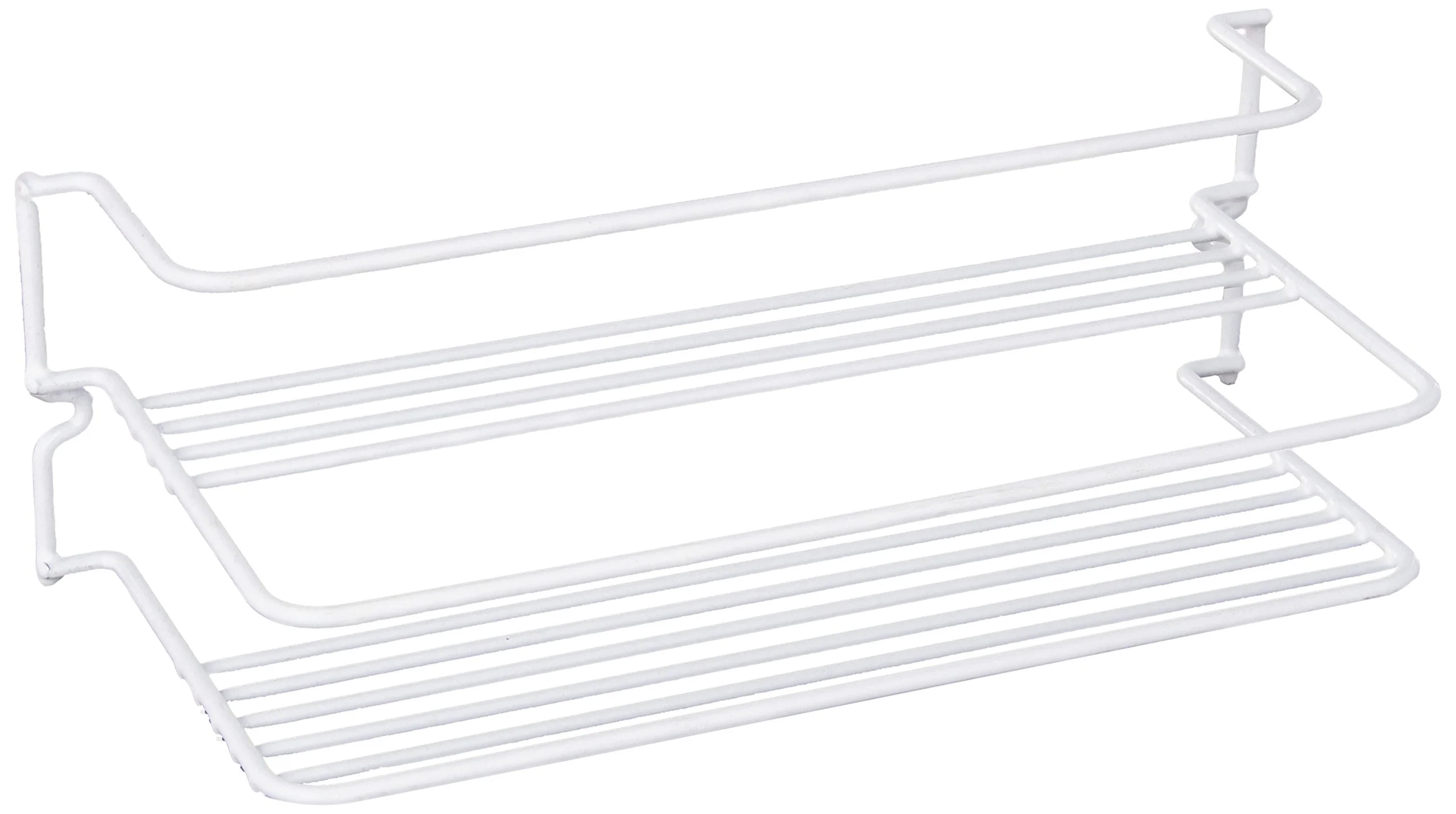 Panacea Products 40506 White Double Spice Rack