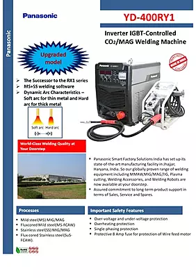 Panasonic YD400RY1 Inverter MIG Welding Machine