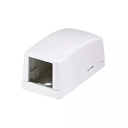 Panduit CBX1WH-A 1-Port Surface Mounting Box for LD3/LDP3/LDS3, White