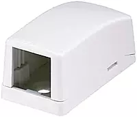 Panduit CBX1WH-A 1-Port Surface Mounting Box for LD3/LDP3/LDS3, White