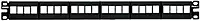 Panduit NKFP24Y Category-6 24-Port Flat Modular Patch Panel, Black