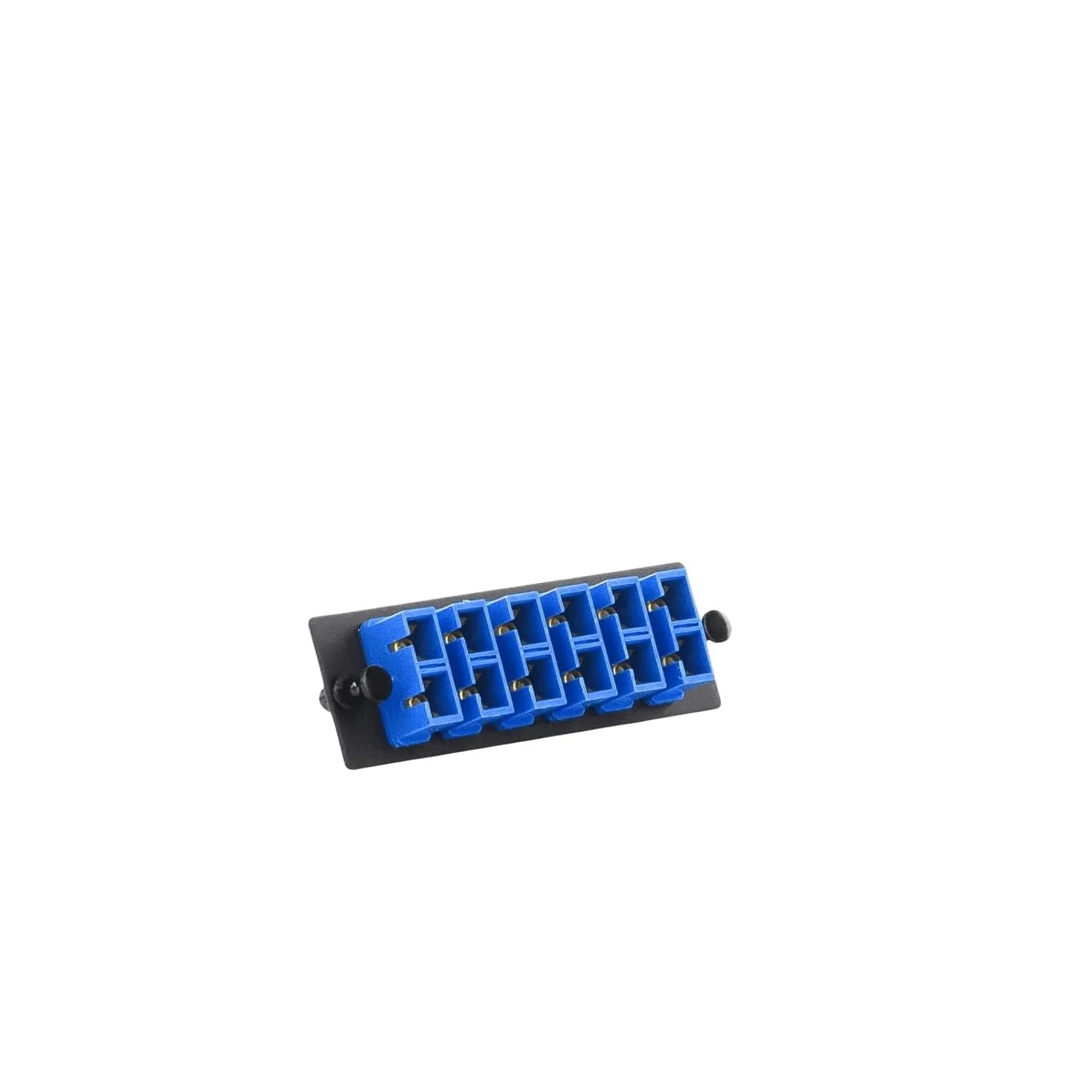 Panduit FAP6WBUDSCZ Single-Mode 6-Port Fiber Adapter Panel with Zirconia Ceramic Split Sleeve, Blue