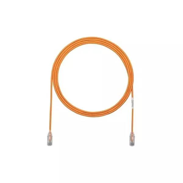 Panduit UTP28SP10OR Cat6 28 AWG Small Diameter Network Modular Patch Cable / Cord, 10 Ft Orange