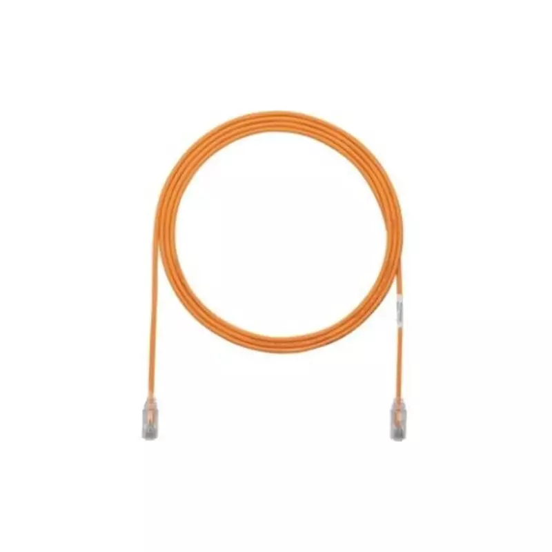 Panduit UTP28SP10OR Cat6 28 AWG Small Diameter Network Modular Patch Cable / Cord, 10 Ft Orange