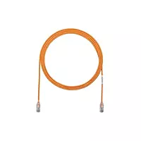Panduit UTP28SP10OR Cat6 28 AWG Small Diameter Network Modular Patch Cable / Cord, 10 Ft Orange