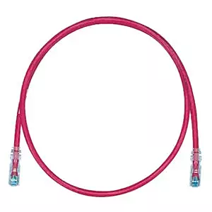 PANDUIT Cat6 UTP Ethernet Cable, Red, 6 ft - UTPSP6RDY