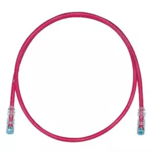 PANDUIT Cat6 UTP Ethernet Cable, Red, 6 ft - UTPSP6RDY