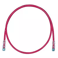 PANDUIT Cat6 UTP Ethernet Cable, Red, 6 ft - UTPSP6RDY