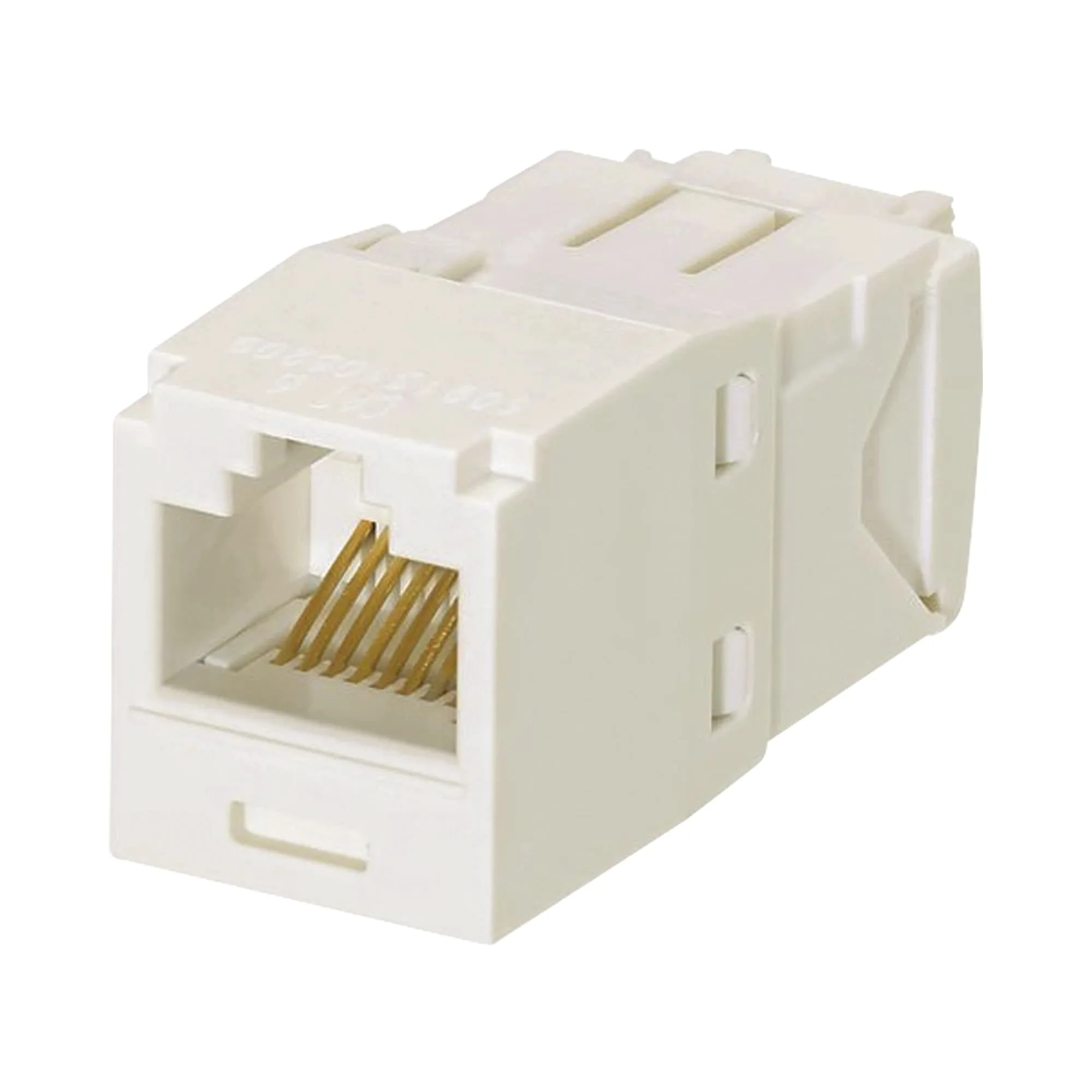 Panduit CJ6X88TGIW Category-6A 8-Wire TG-Style Jack Module, Off White