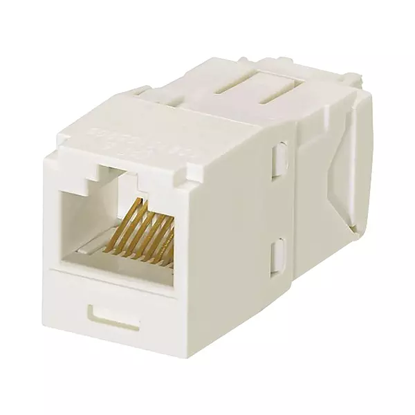 Panduit CJ6X88TGIW Category-6A 8-Wire TG-Style Jack Module, Off White