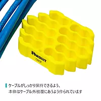 Panduit CBOT24K Cable Organizing Kit, Tool Kit Includes: Jacket Cover, Hook and Loop Fastener, Green Cable Organizing Insert