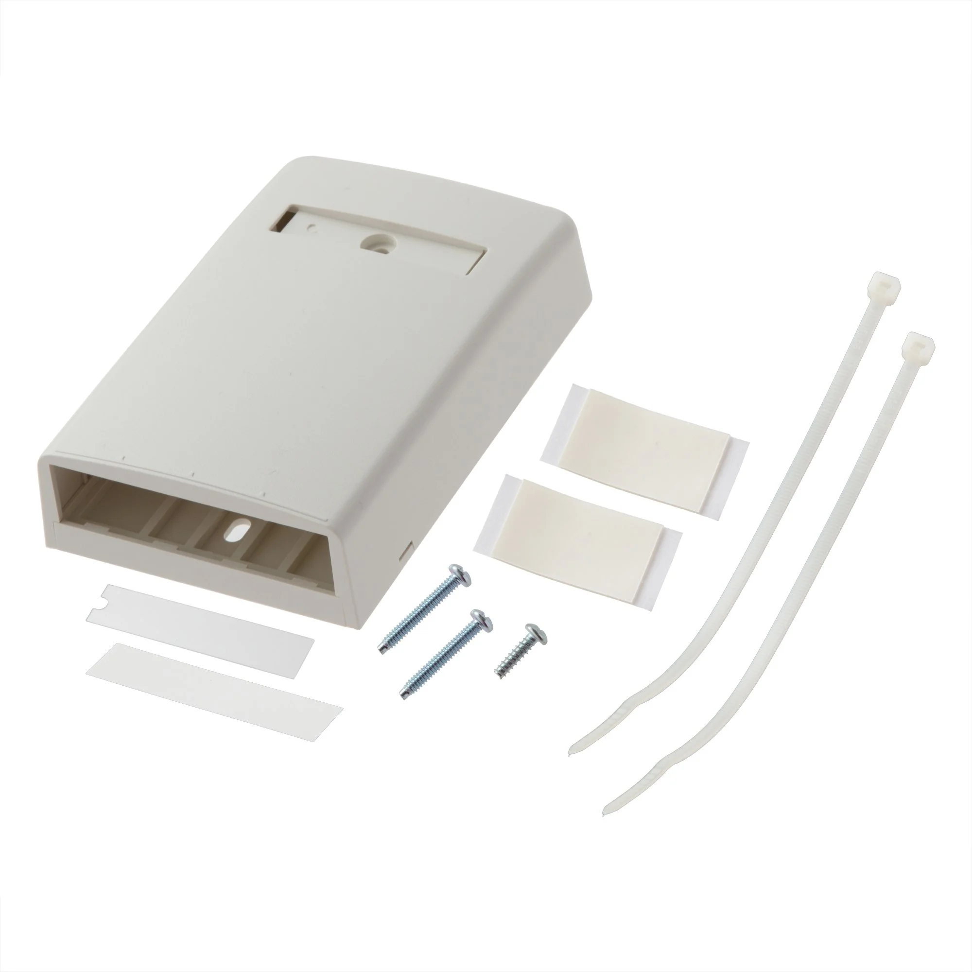 Panduit CBX4IW-AY 4-Port Surface Mounting Box for LD3/LDPH3/LD5/LDPH5, Off White