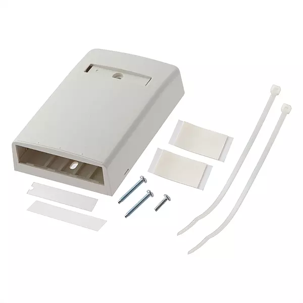 Panduit CBX4IW-AY 4-Port Surface Mounting Box for LD3/LDPH3/LD5/LDPH5, Off White