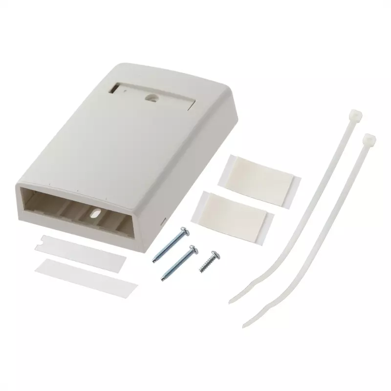 Panduit CBX4IW-AY 4-Port Surface Mounting Box for LD3/LDPH3/LD5/LDPH5, Off White