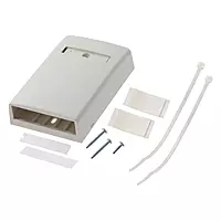 Panduit CBX4IW-AY 4-Port Surface Mounting Box for LD3/LDPH3/LD5/LDPH5, Off White