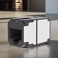 Panduit CC6X88BL Mini-com CAT6A 10Gig Rj45 8P8C Coupler Module