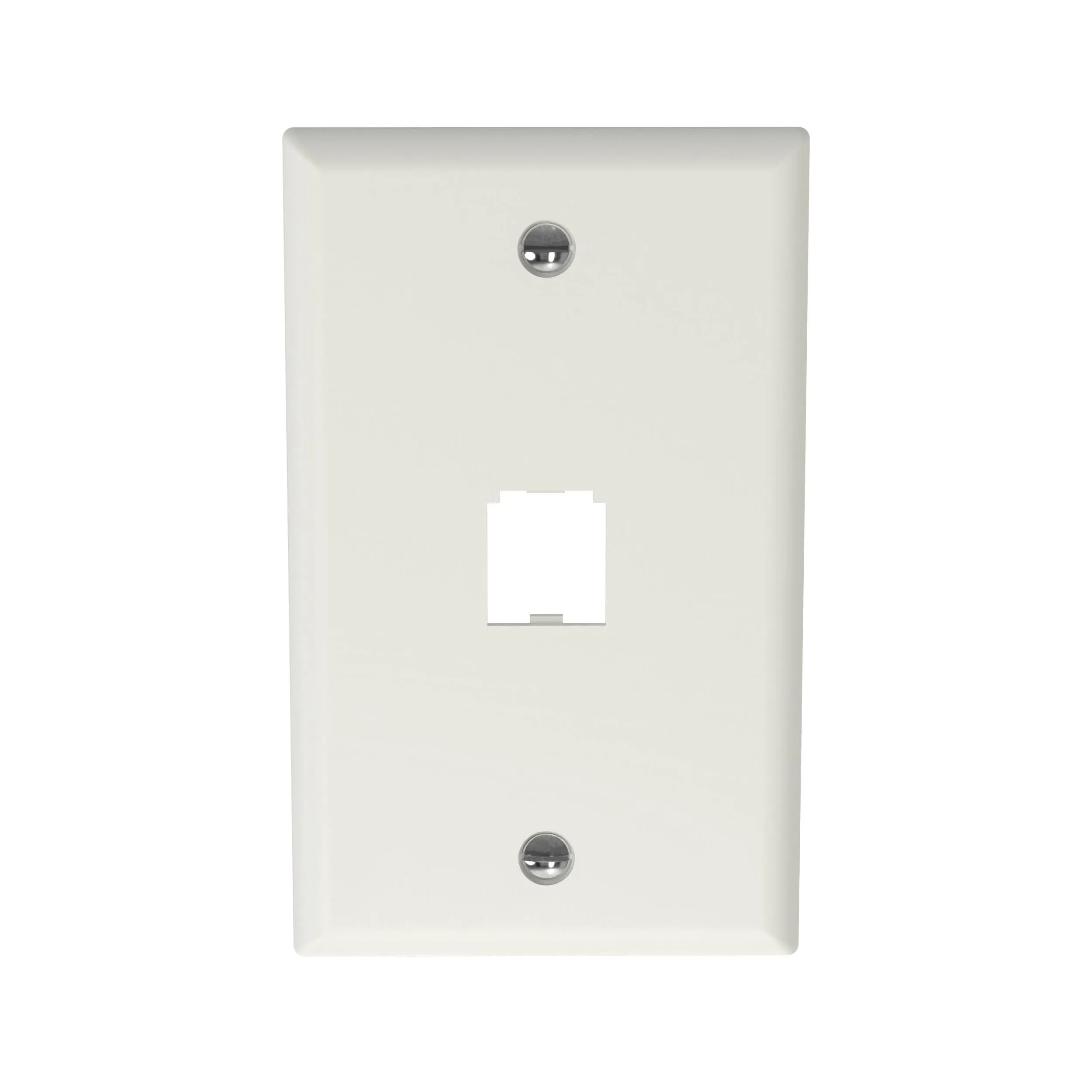 Panduit CFP1IW 1-Port Mini-Com Single-Gang Faceplate, Classic Series, Off-White