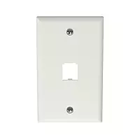 Panduit CFP1IW 1-Port Mini-Com Single-Gang Faceplate, Classic Series, Off-White