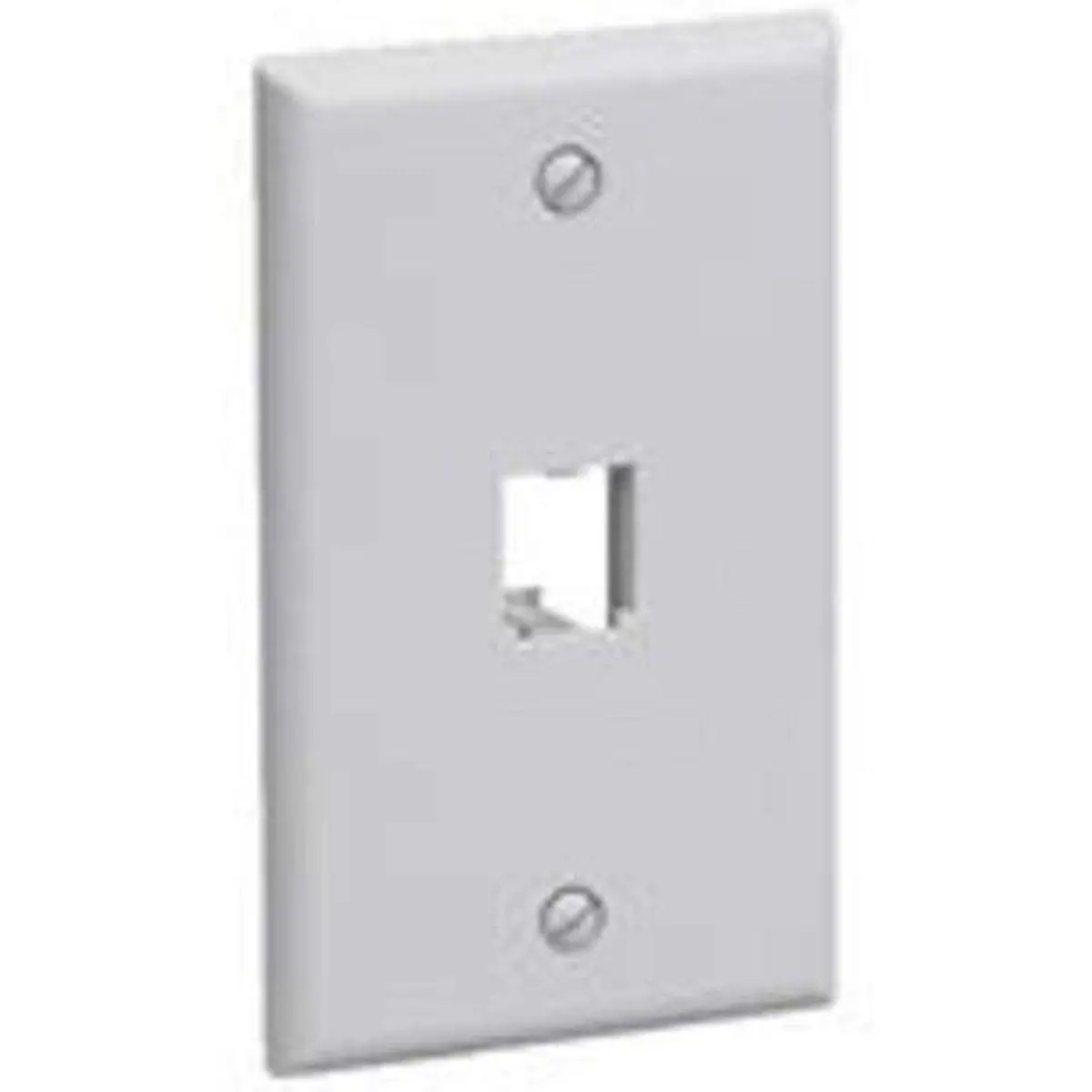 Panduit CFP1WH 1-Port Mini-Com Single-Gang Faceplate, Classic Series, White