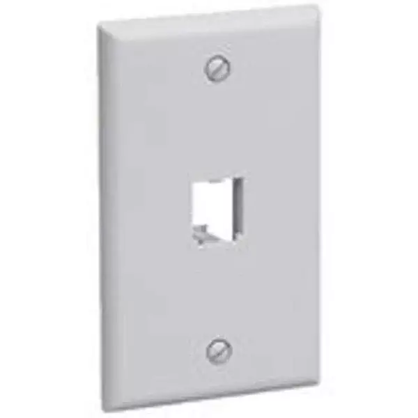 Panduit CFP1WH 1-Port Mini-Com Single-Gang Faceplate, Classic Series, White